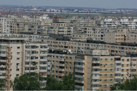 apartment blocks in romania