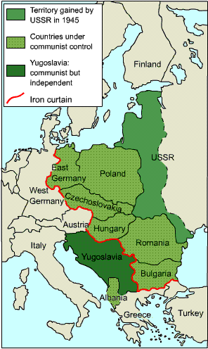 The old east german border